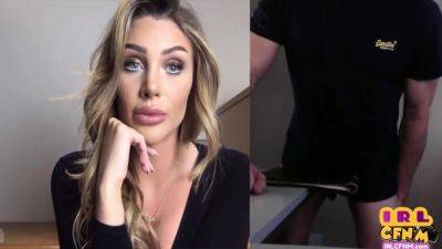 Amateur CFNM MILF teases wanker over webcam with dirty talk - hotmovs.com - Britain