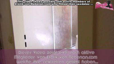 German blonde girlfriend make amateur anal POV in shower - txxx.com - Germany